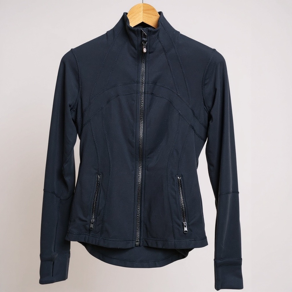 Lululemon black scuba-style full zip up jacket